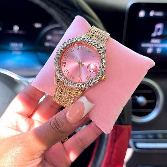 gold and pink Women\'s Watch main image 5